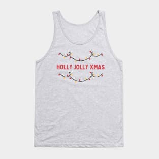 Holly Jolly Christmas Apparel Tank Top